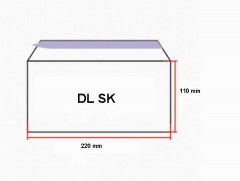 Конверт Бумажный Конверт DL SK с окном